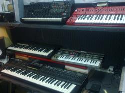 i synth usati, in studio